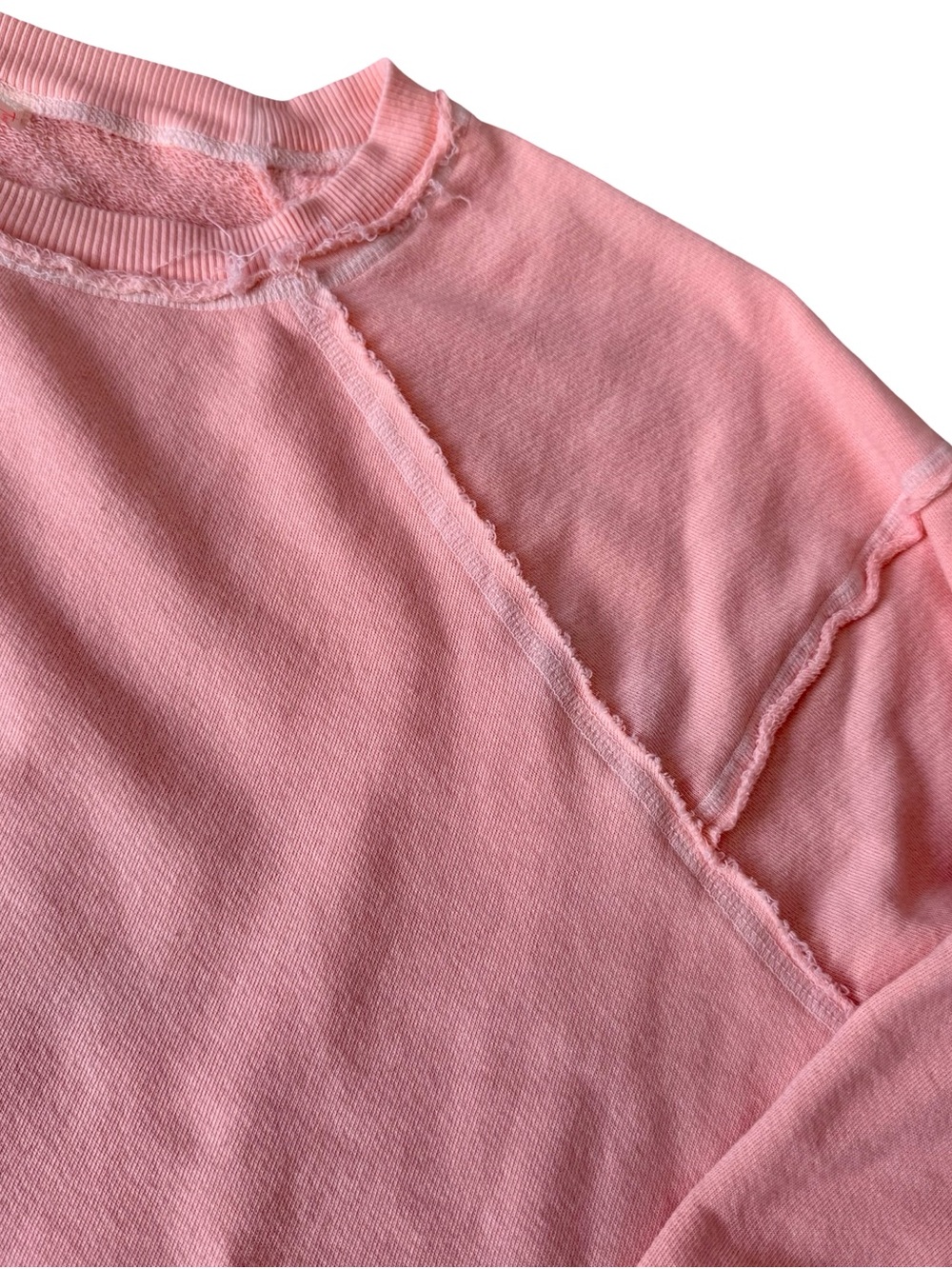 Free People Movement Women’s Pink One To Beat Oversized Pullover Sweatshirt XS - Picture 3 of 6